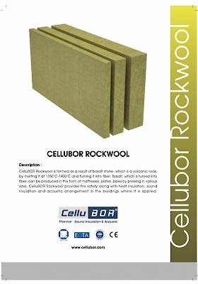 CelluBOR Taş Yünü & Akustik Broşür