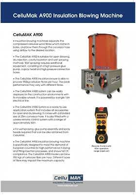 CelluMAK A450-A900 Broşür